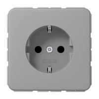 Lizdas p/t SCHUKO be rėmelio pilkas 16A 250V CD - JUNG