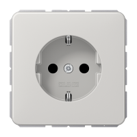 Lizdas p/t SCHUKO šviesiai pilkas 16A 250V CD - JUNG