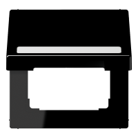hinged lid with inscription field - JUNG (pavadinimas tikslinamas)