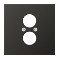 Centre plate for 2 loudsp. or BNC socket - JUNG (pavadinimas tikslinamas)