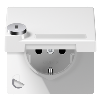 Schuko socket with hinged lid - JUNG (pavadinimas tikslinamas)