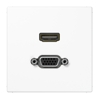 Lizdas p/t baltas HDMI/VGA LS - JUNG