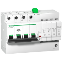 Apsauga viršįtampių 3P+N C 40kA 2 tipo su nuotoliniu signalizavimu IQuick PRD40r Acti9 - SCHNEIDER ELECTRIC