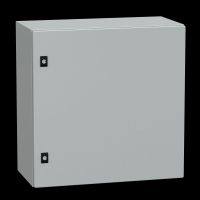 Skydas v/t 600x600x300mm IP66 metalinis su montažine plokšte CRN Spacial - SCHNEIDER ELECTRIC