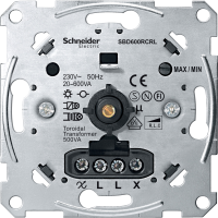 Reguliatorius šviesos p/t pasukamas universalus 20-600W be rėmelio Merten - SCHNEIDER ELECTRIC