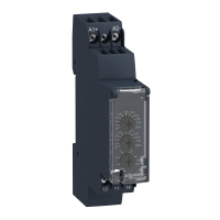 Relė įtampos kontrolės 0.1-10s 1co 65-260V AC/DC RM17UBE Harmony - SCHNEIDER ELECTRIC