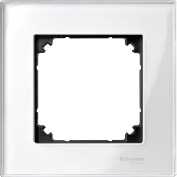 Rėmelis viengubas stiklas briliantinė balta M-ELEGANCE - SCHNEIDER ELECTRIC