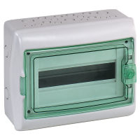 Skydelis v/t 12 (1x12) modulių IP65 su PE gnybtu skaidrios durys Mureva - SCHNEIDER ELECTRIC