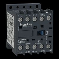 Kontaktorius 3P 4kW 24V DC 1no mažo suvartojimo ritė LP4K TeSys - SCHNEIDER ELECTRIC