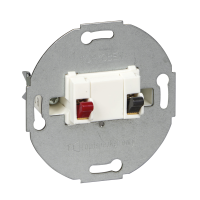 Lizdas garsiakalbio p/t viengubas be rėmelio baltos spalvos RAL9010 Merten - SCHNEIDER ELECTRIC