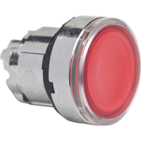 Galvutė mygtukui raudona skaidri su fiksacija 22mm su LED pašvietimu IP66 ZB4 Harmony - SCHNEIDER ELECTRIC