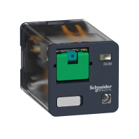 Relė tarpinė 3co 10A 24V DC su LED 11pin - SCHNEIDER ELECTRIC