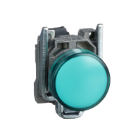 Lemputė žalia LED 24V AC/DC 22mm metalinė XB4 Harmony - SCHNEIDER ELECTRIC