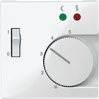 Dangtelis temperatūros reguliatoriui baltos spalvos RAL9010 System M - SCHNEIDER ELECTRIC