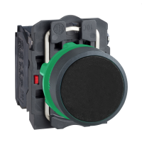 Mygtukas 1no+1nc be fiksacijos 22mm juodas XB5 Harmony - SCHNEIDER ELECTRIC