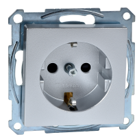 Lizdas p/t su įžeminimu aliuminio spalvos SYSTEM M - SCHNEIDER ELECTRIC