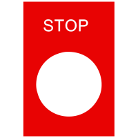 Simbolis STOP 40x30mm - SCHNEIDER ELECTRIC