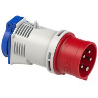 Perėjimas kištukas CEE 5P 16A - lizdas SCHUKO 16A 230V IP44 - PCE
