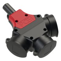 Šakotuvas v/t 3xSCHUKO IP44 - PCE