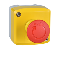Dėžutė 1 skylės IP65 su avarinio stabdymo mygtuku 1no+2nc - SCHNEIDER ELECTRIC