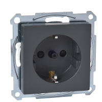 Lizdas p/t su apsauga nuo vaikų antracito spalvos RAL7024 SYSTEM M - SCHNEIDER ELECTRIC