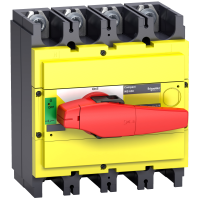 Kirtiklis 4P 400A geltonai raudona rankena INS400 - SCHNEIDER ELECTRIC