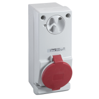 Lizdas CEE v/t 5P 16A 400V IP44 su kirtikliu Unika - SCHNEIDER ELECTRIC