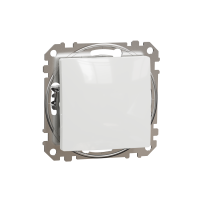 Jungiklis p/t viengubas IP20 be rėmelio baltos spalvos 10A 250V SEDNA DESIGN - SCHNEIDER ELECTRIC