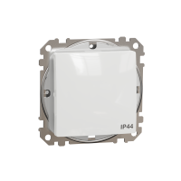 Perjungiklis p/t viengubas IP44 be rėmelio baltas 10A 250V SEDNA DESIGN - SCHNEIDER ELECTRIC