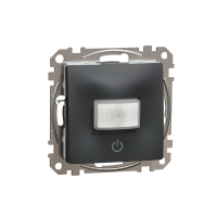 Jutiklis judesio p/t IP20 200W LED 160 laipsnių be rėmelio antracito spalvos SEDNA DESIGN - SCHNEIDER ELECTRIC