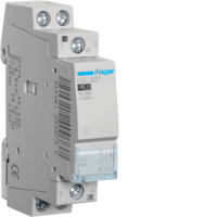 Kontaktorius 2P 25A 230V AC 1no+1nc 1 modulio - HAGER