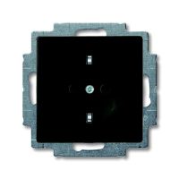 Lizdas p/t SCHUKO be rėmelio juodos spalvos 16A 250V 20 EUC-95-507 Basic 55 - ABB