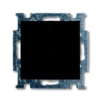 Jungiklis p/t dvigubas be rėmelio juodos spalvos 10A 250V 2006/5 UC-95-507 Basic 55 - ABB