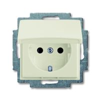 Lizdas p/t SCHUKO su dang. IP44 chalet balta spalvos 16A 250V 20 EUK-96-507 BASIC 55 - ABB