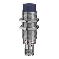 Jutiklis induktyvinis M18 L64mm Sn8mm 12-24V DC 3-laidis 1no PNP M12 4-kontaktų jungtis XS218BLPAM12 - TELEMECANIQUE