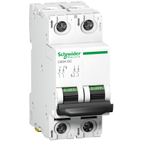 Automatas 2P 20A C 6kA 500V DC C60H-DC Acti9 - SCHNEIDER ELECTRIC
