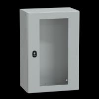 Skydas v/t 600x400x250mm IP66 metalinis su stiklinėmis durimis S3D Spacial - SCHNEIDER ELECTRIC
