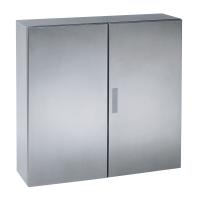 Skydas v/t 1200x1000x300mm IP55 nerūdijančio plieno dviejų durų S3X Spacial - SCHNEIDER ELECTRIC