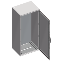 Skydas 1400x600x300mm IP55 su montažine plokšte vienos durys SM Spacial - SCHNEIDER ELECTRIC