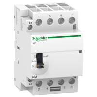 Kontaktorius 4P 40A 24V AC 4no 3 modulių ICT Acti9 - SCHNEIDER ELECTRIC