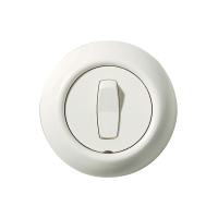 Perjungiklis v/t viengubas varžtiniai kontaktai baltos spalvos 16A 250V AC Renova - SCHNEIDER ELECTRIC