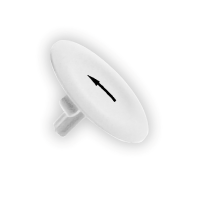 Plokštelė mygtukui balta su simboliu "Rodyklė" 22mm XB4 Harmony - SCHNEIDER ELECTRIC
