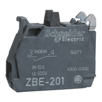 Kontaktas papildomas 1no Au IP5x XB4 Harmony - SCHNEIDER ELECTRIC