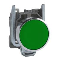 Mygtukas 1no be fiksacijos 22mm žalias IP66 XB4 Harmony - SCHNEIDER ELECTRIC