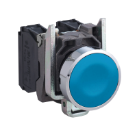 Mygtukas 1no be fiksacijos 22mm mėlynas IP66 XB4 Harmony - SCHNEIDER ELECTRIC
