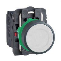 Mygtukas 1no+1nc be fiksacijos 22mm baltas XB5 Harmony - SCHNEIDER ELECTRIC