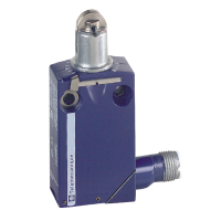 Jungiklis galinis M12 1nc+1no nuspaudžiama ratukinė svirtis IP66 XCMD2102C12 - TELEMECANIQUE