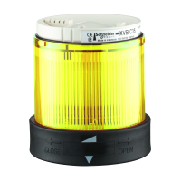 Švyturėlis geltonas LED 24V AC/DC D70mm XVBC Harmony - SCHNEIDER ELECTRIC