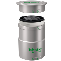 Pagrindinis modulis švyturėliui 24V AC/DC D60mm IP65 su dangteliu sidabrinės spalvos XVU Harmony - SCHNEIDER ELECTRIC