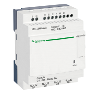 Relė programuojama 10 I/O 100-240V AC 6DI 4 relių be ekrano Zelio Logic - SCHNEIDER ELECTRIC